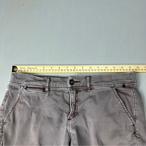Anthropologie Pilcro and the Letterpress Pants Fit Hyphen Sz 27 Purple Chinos - Picture 10 of 10